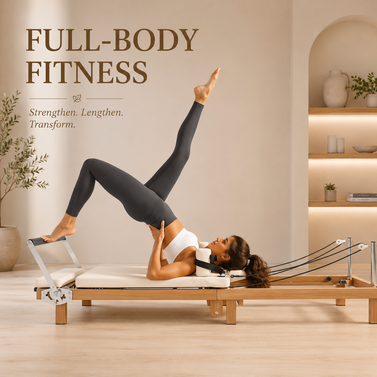 Juviya Pilates Studio Reformer Foldable EcoS1