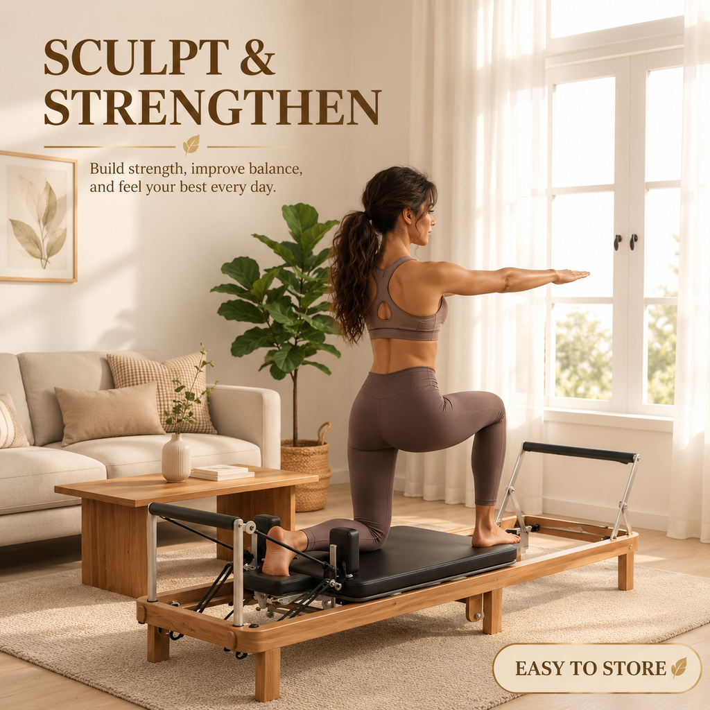 Juviya Pilates Studio Reformer Foldable EcoS1