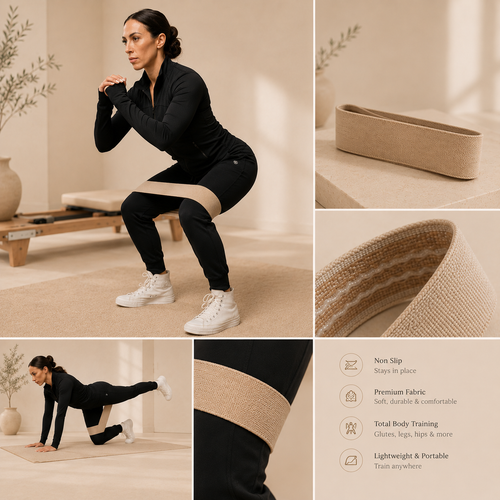 Pilates Band - Premium Non Slip Fabric