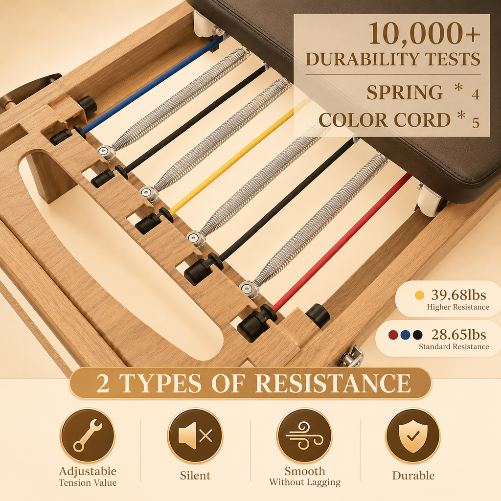 Juviya Pilates Studio Reformer Foldable EcoS1