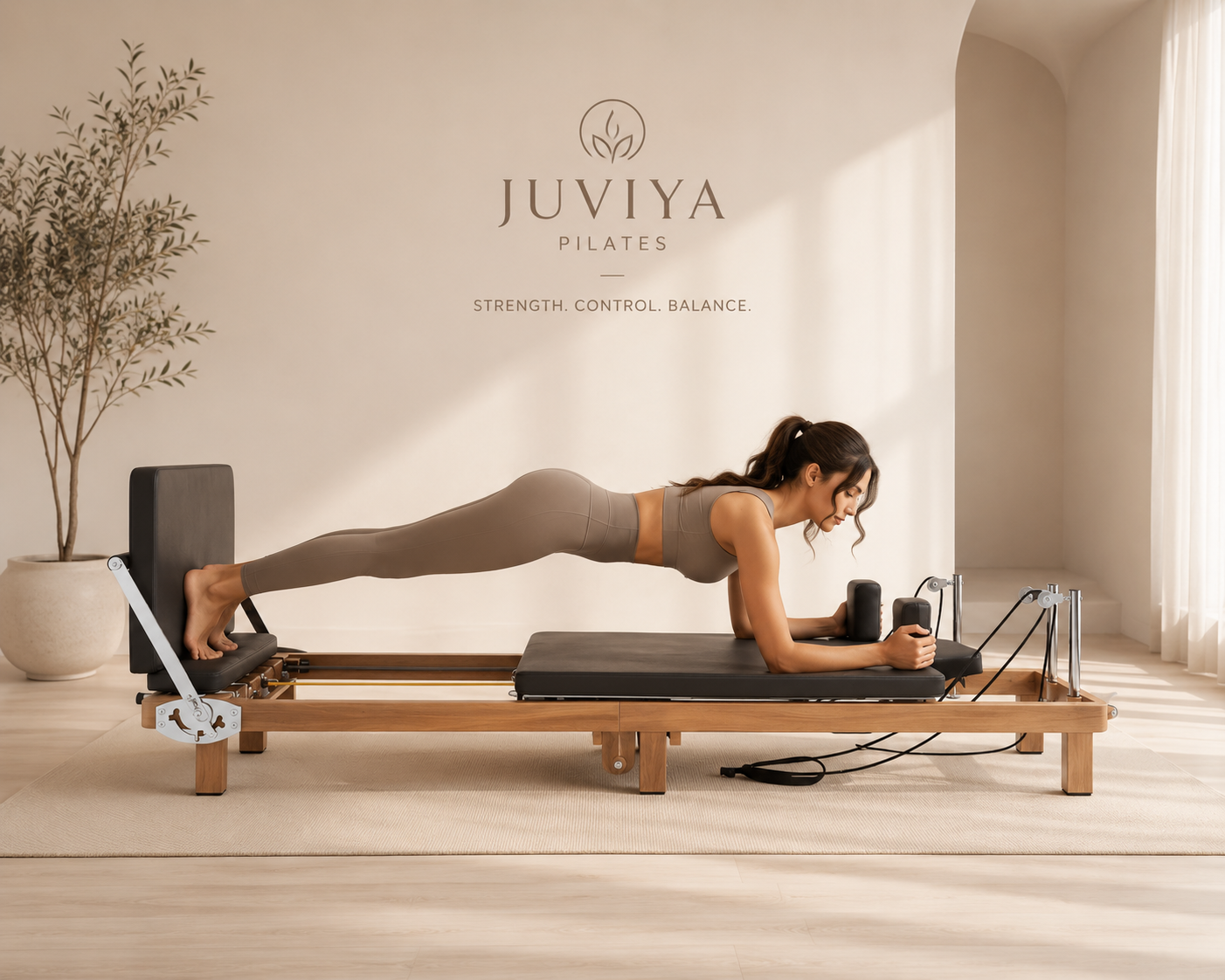 Juviya Pilates Studio Reformer Foldable EcoS1